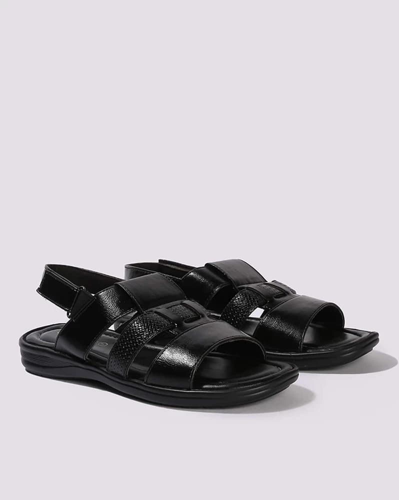 Men Multi-Strap Sling-Back Sandals