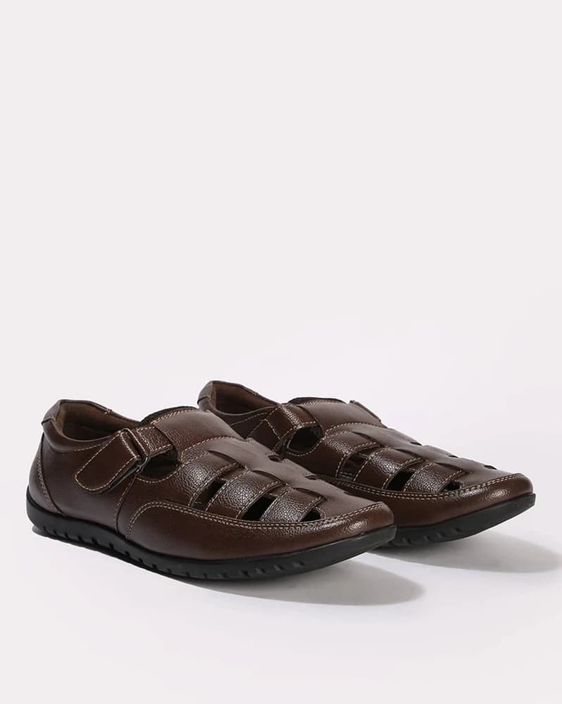 Men Shoe-Style Sandals with Velcro