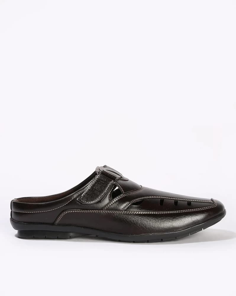 Men Slip-On Mules with Cutouts
