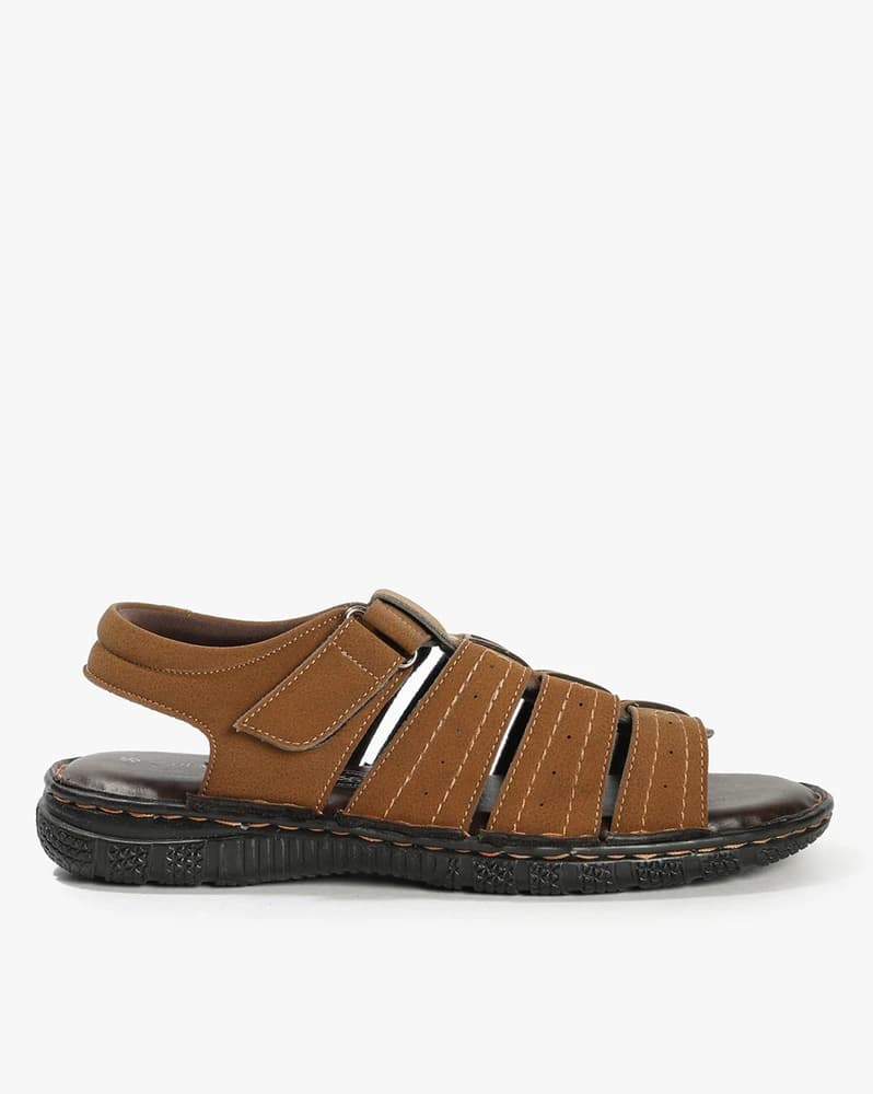 Men Multistrap Sandals with Velcro