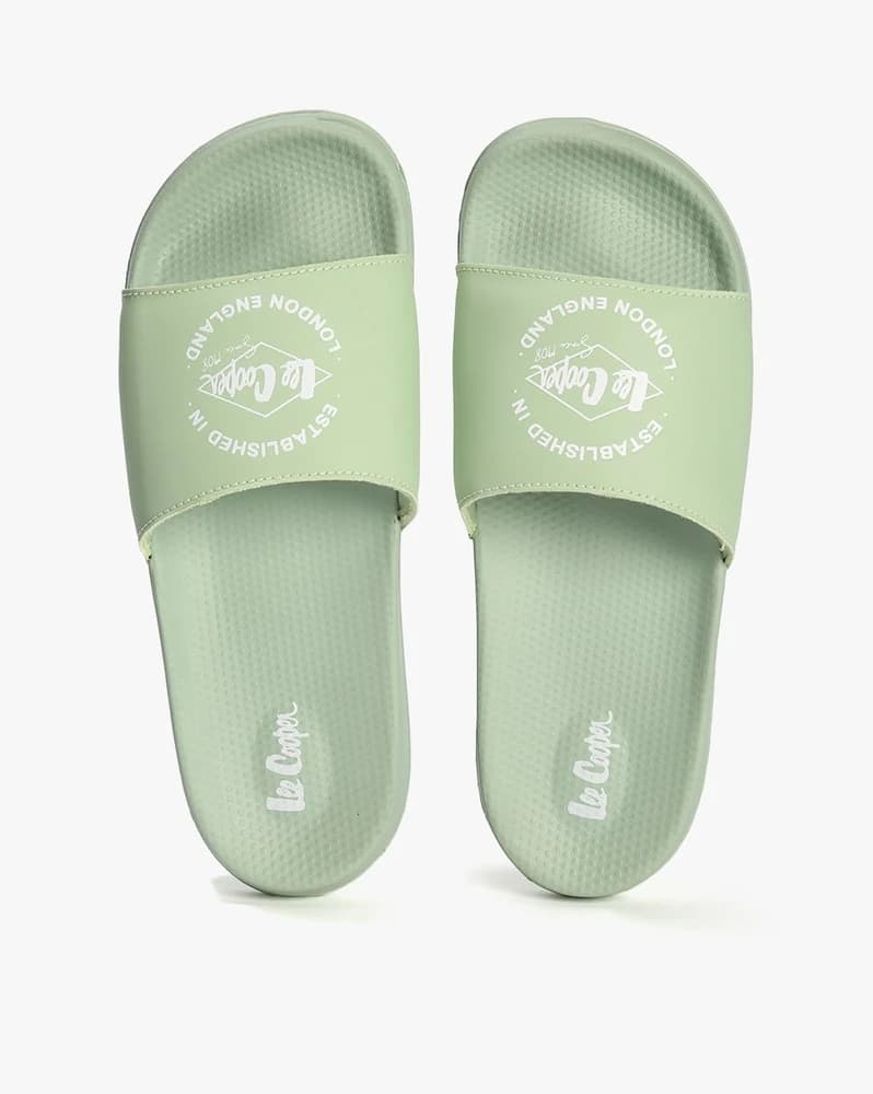 Men Brand Print Slip-On Slides
