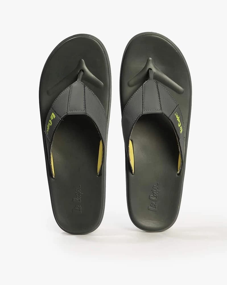 Men Thong-Strap Sandals with Brand Print