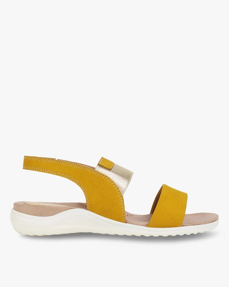 Colourblock Strappy Flat Sandals