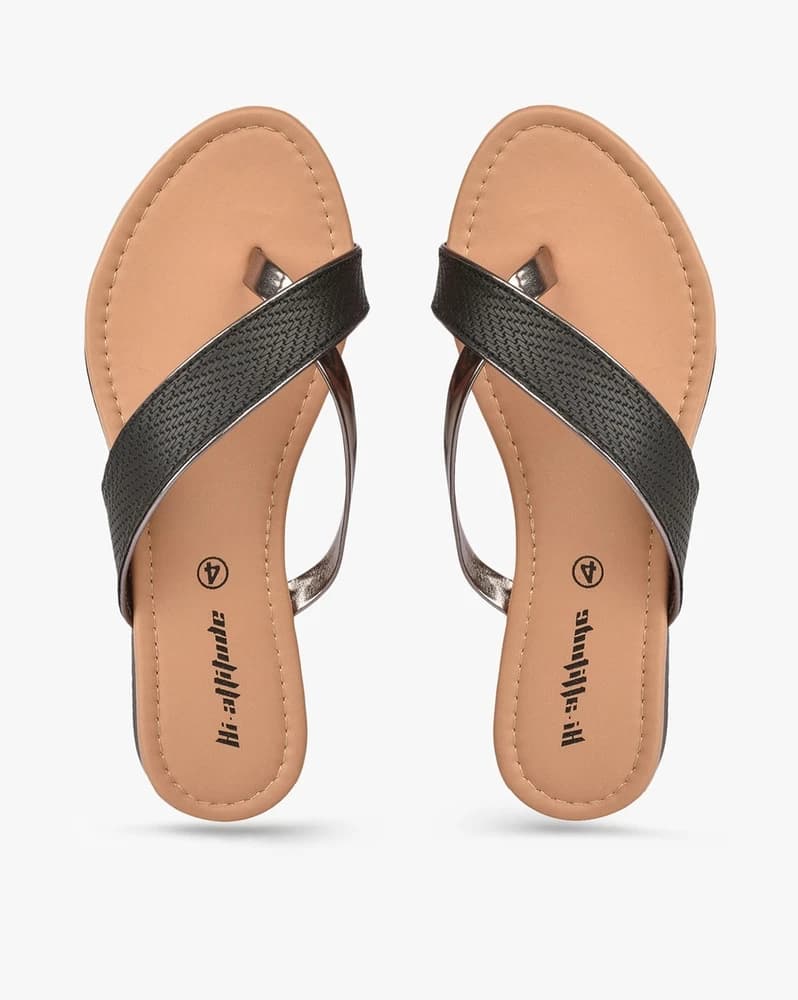 Toe-Ring Slip-On Sandals