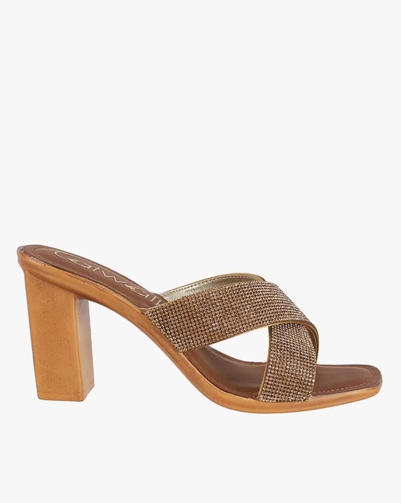 Women Embellished Block Heels
