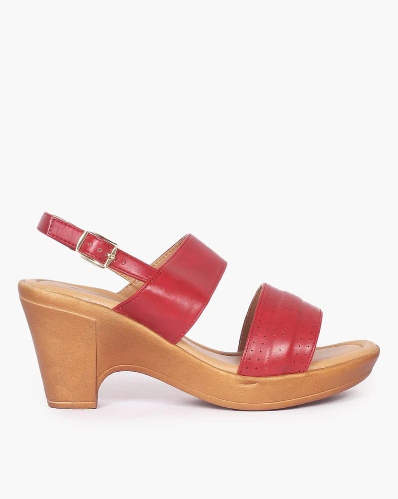 Women Dual-Strap Wedges