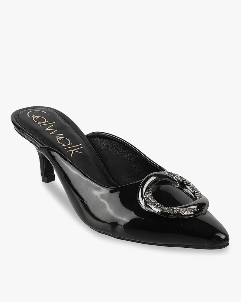 Women Embellished Kitten-Heeled Shoes