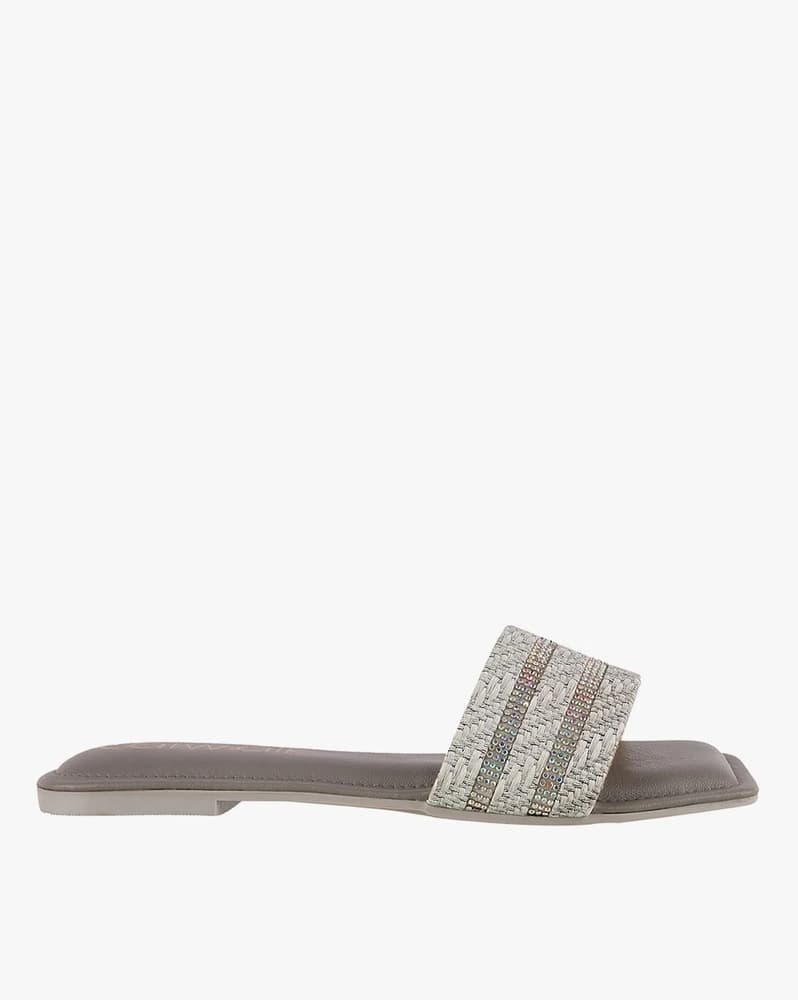 Women Embellished Open-Toe Slides