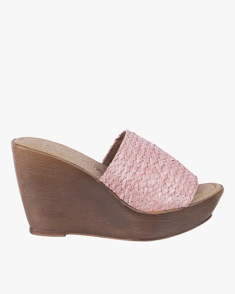 Women Basket Weave Wedges