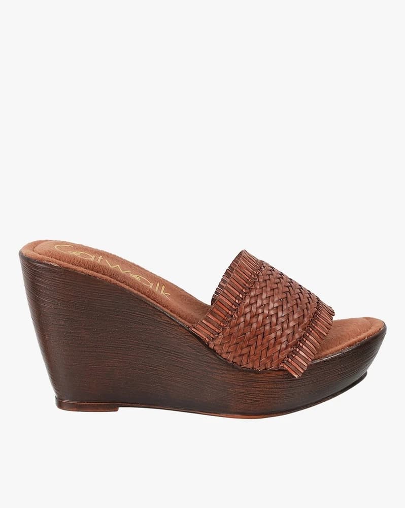 Women Braided Wedges