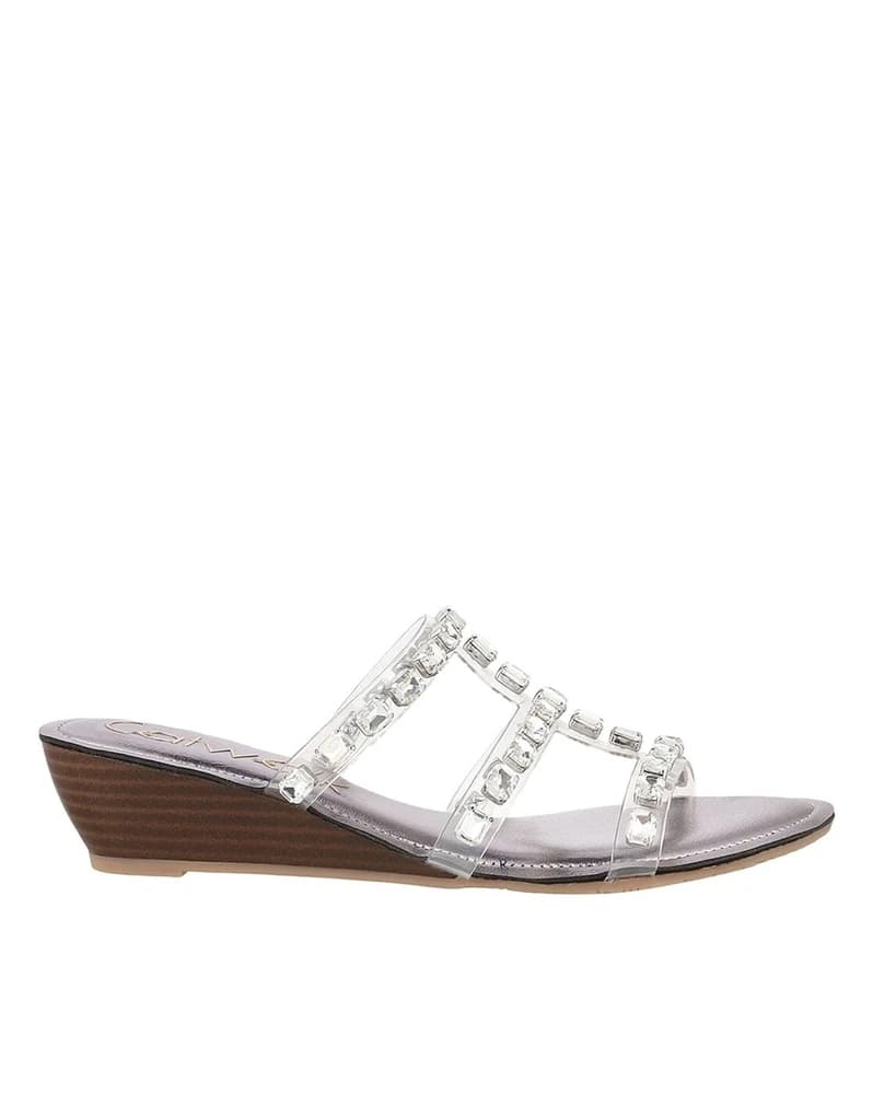 Women Embellished Multi-Strap Wedges