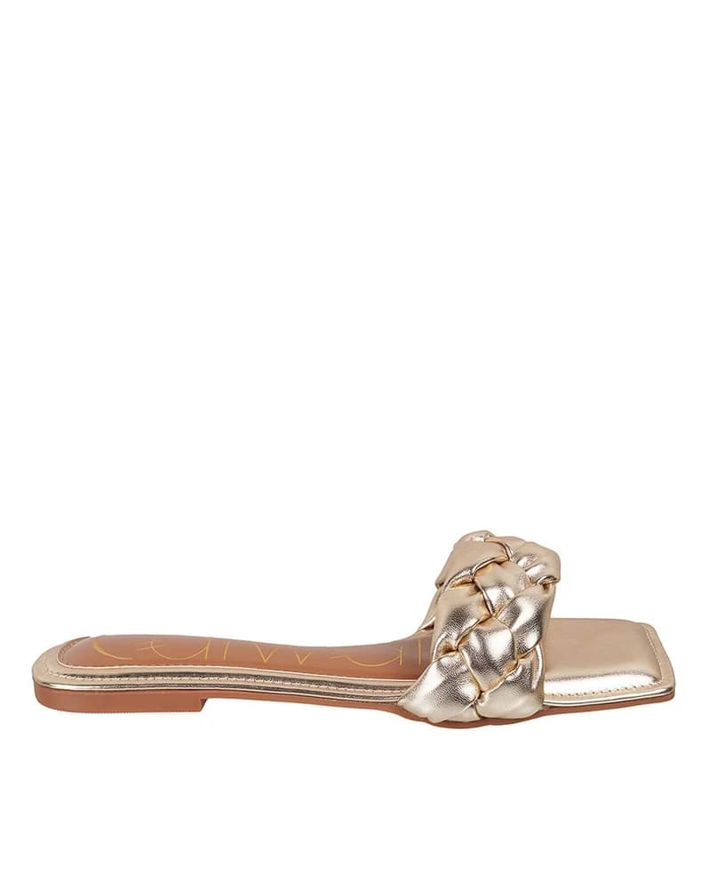 Women Braided Open-Toe Flat Sandals