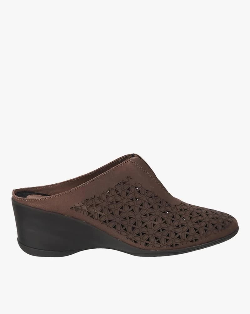 Women Lase-Cut Slip-On Wedges