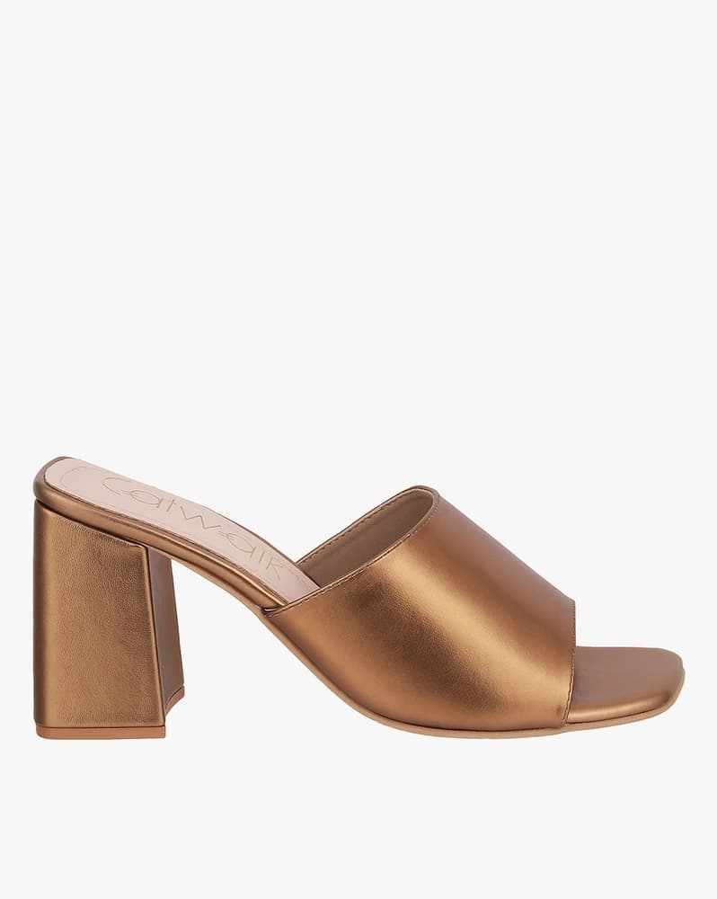 Women Slip-On Chunky Heel Sandals