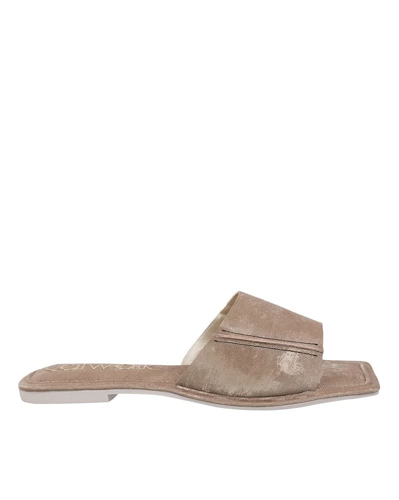 Women Square-Toe Flat Sandals