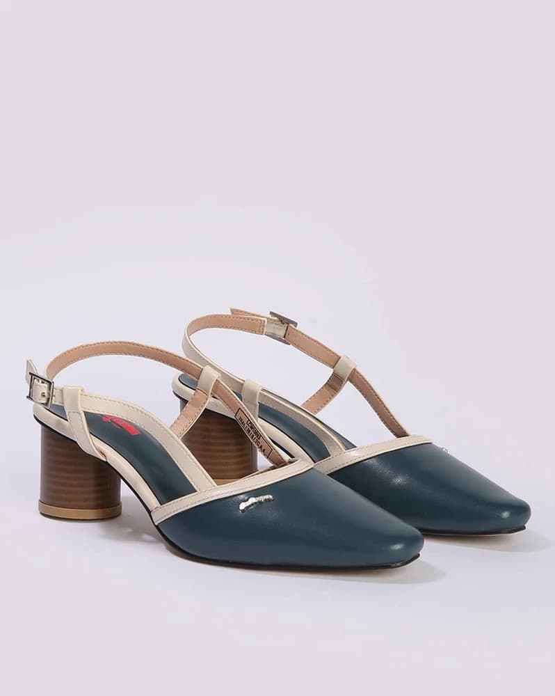 Women Square-Toe Block Heels