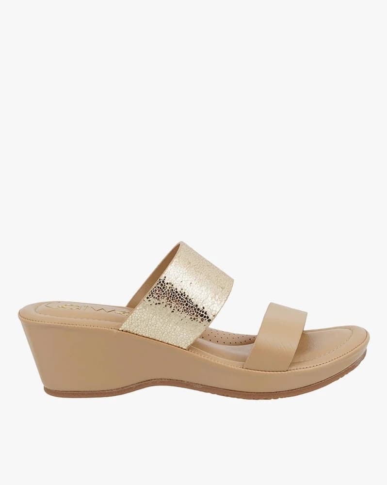 Women Dual-Strap Wedges