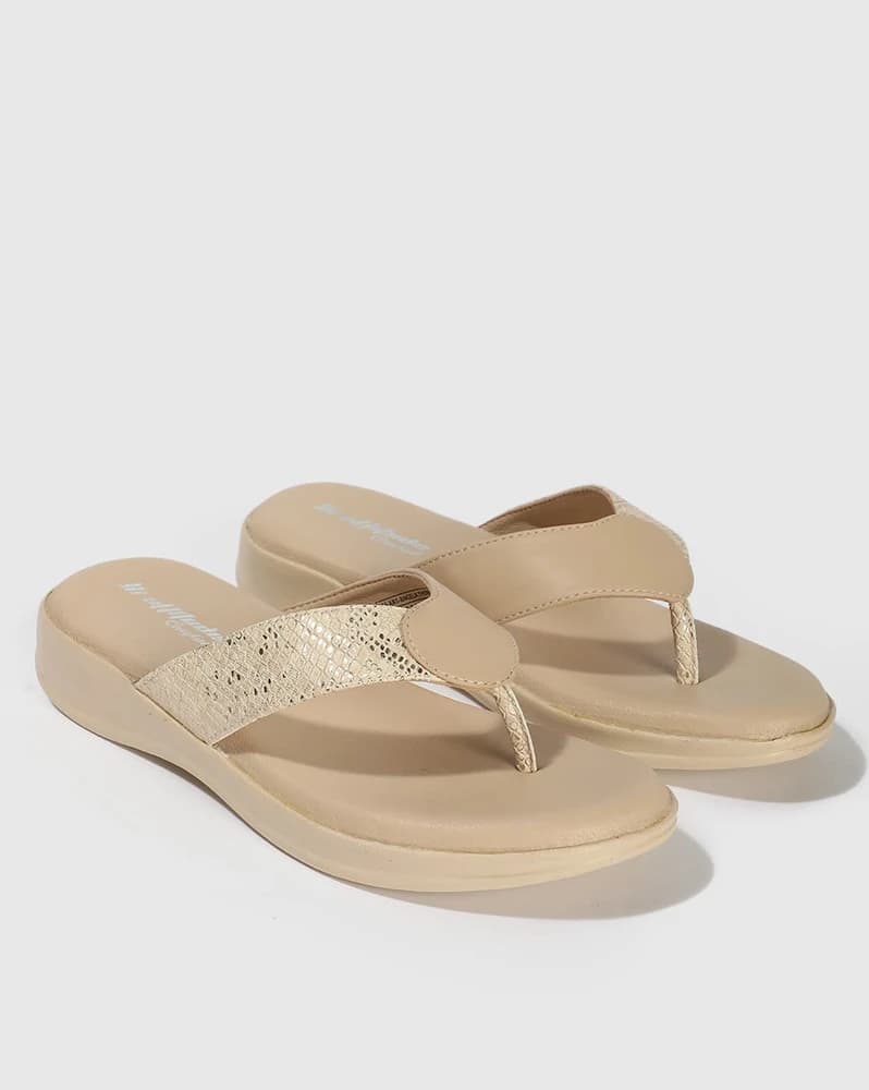 Women Thong-Strap Platform Heeled Sandals