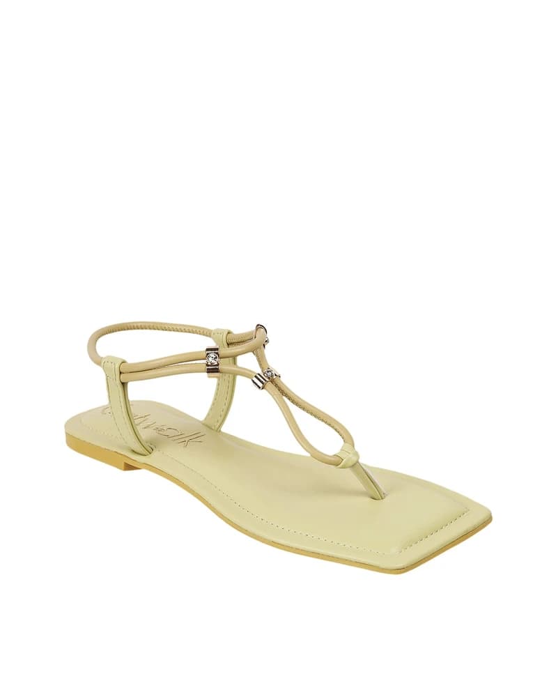 Women Square-Toe Slingback Sandals