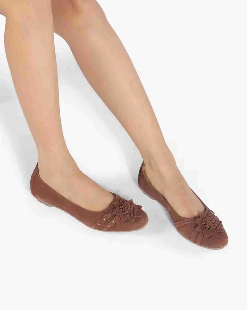 Women Genuine Leather Ballerinas