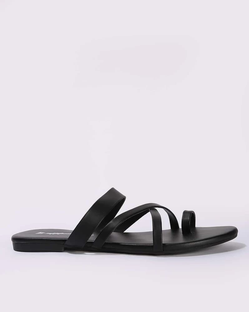 Women Multi-Strap Slip-On Sandals