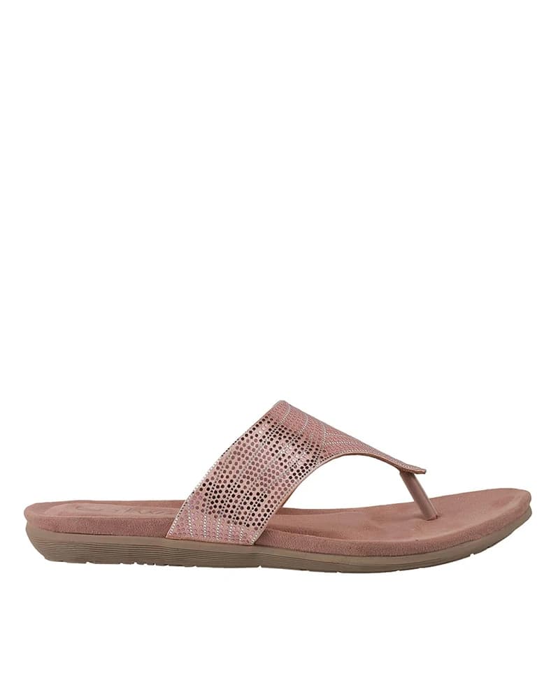 Women Embellished Thong-Strap Sandals