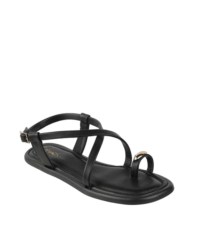 Women Toe-Ring Slingback Sandals