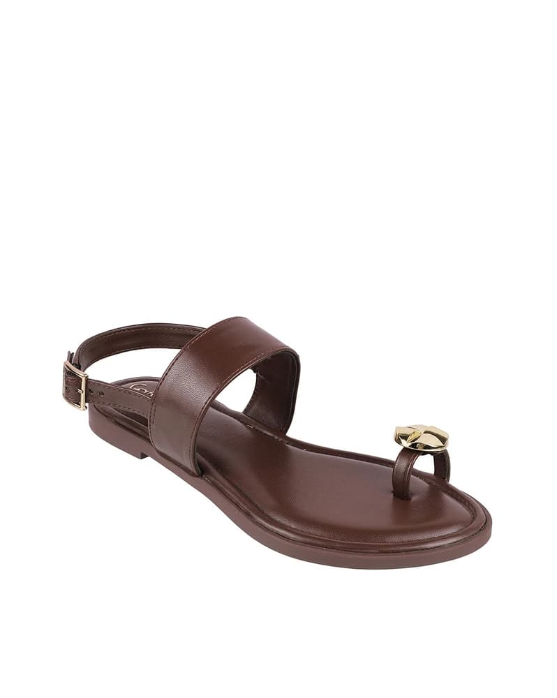 Women Toe-Ring Slingback Sandals