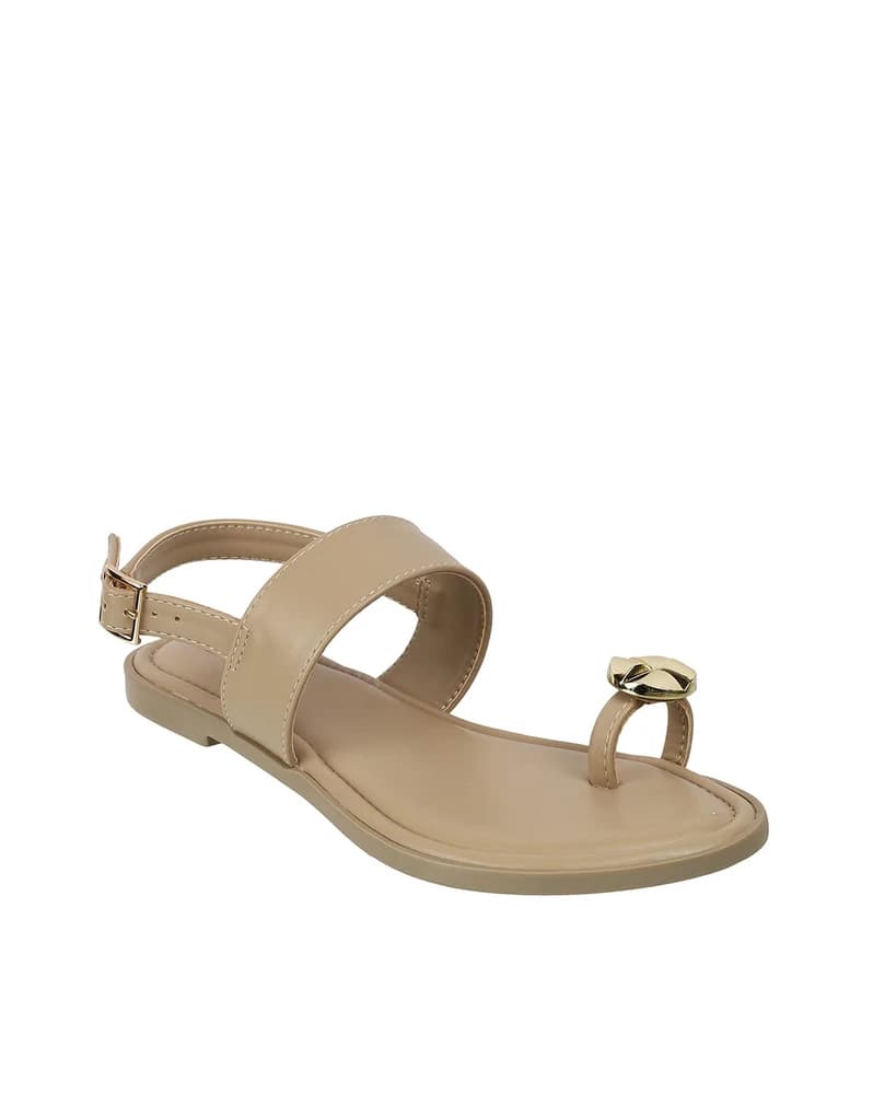Women Toe-Ring Slingback Sandals