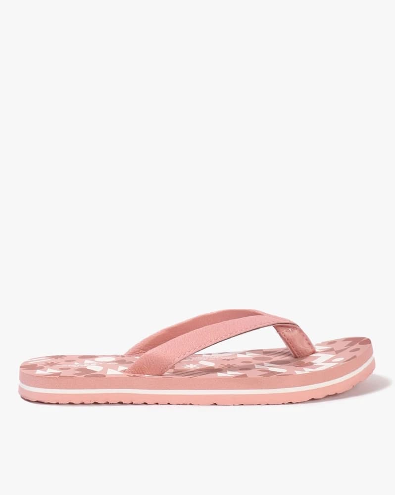 Women Printed Thong Flip-Flops