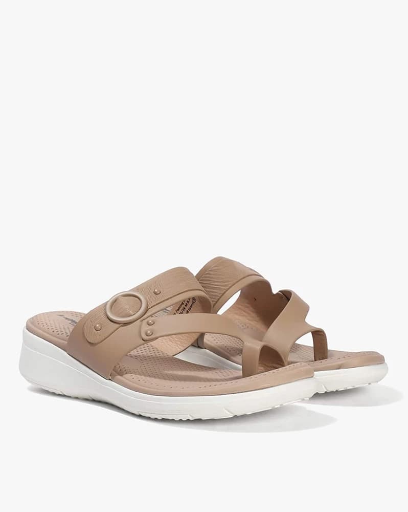 Women Toe-Ring Slip-On Sandals