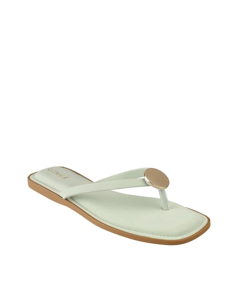 Women Flat Sandals with PU Upper