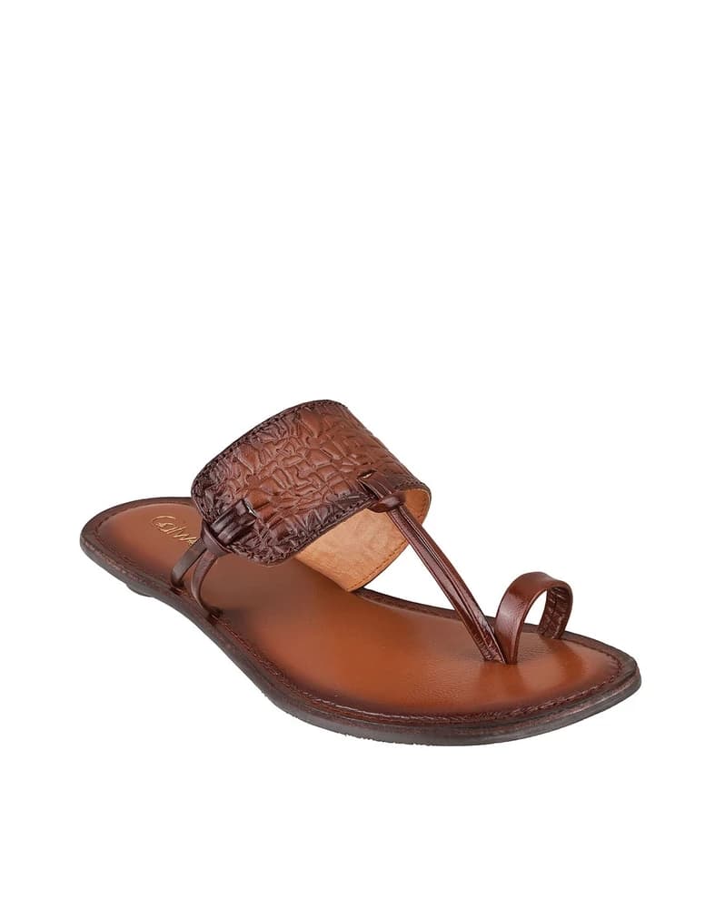 Women Patterned Toe-Ring Sandals