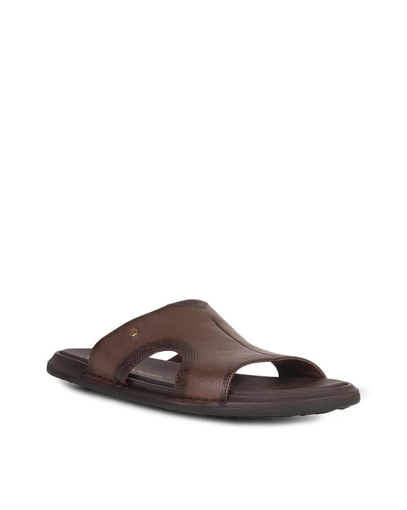 Men Genuine Leather Slip-On Sandals
