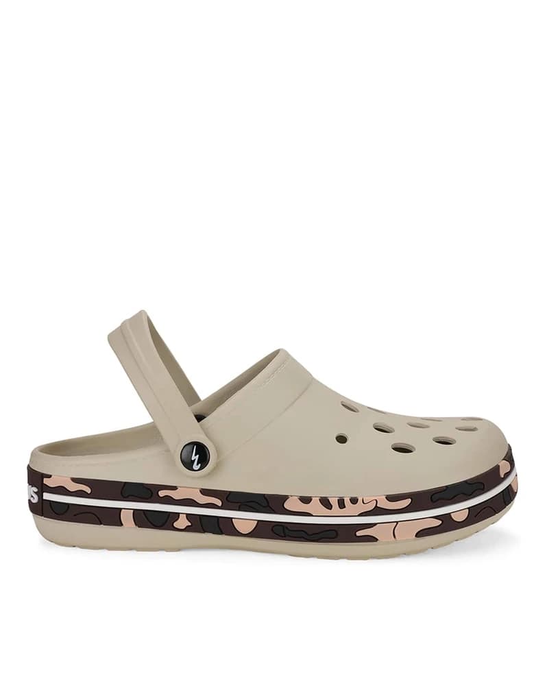 Camouflage Clogs with Sling-Back