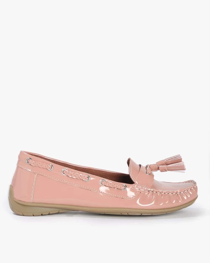 Boat Shoes with Tassel Accent