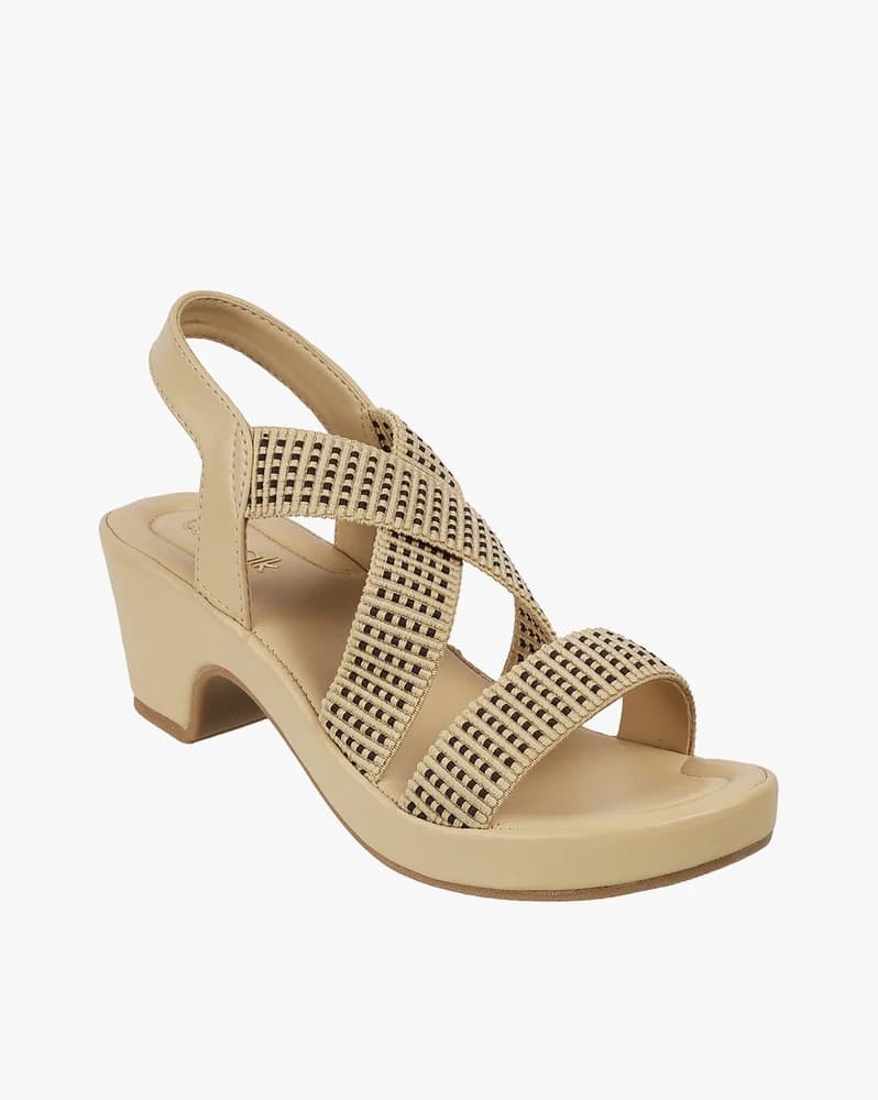 Women Heeled Sandals with Synthetic Upper