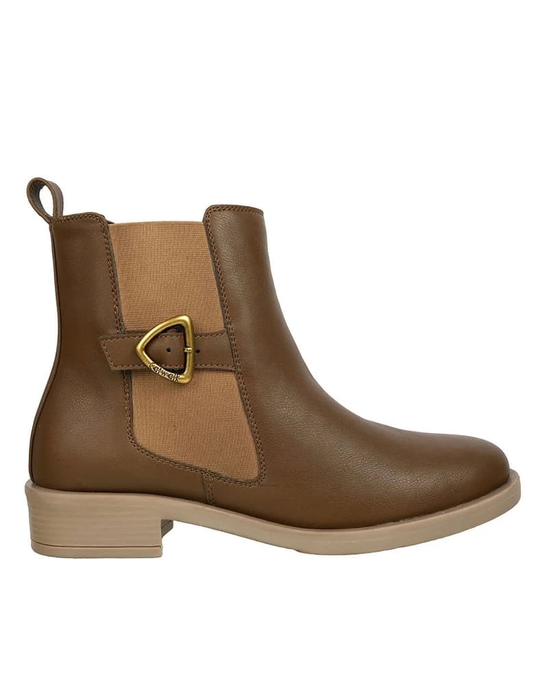 Women Ankle-Length Boots with Zip Closure