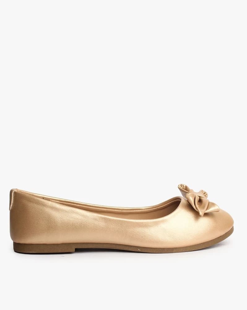 Women Ballerinas Shoes with Bow Accent