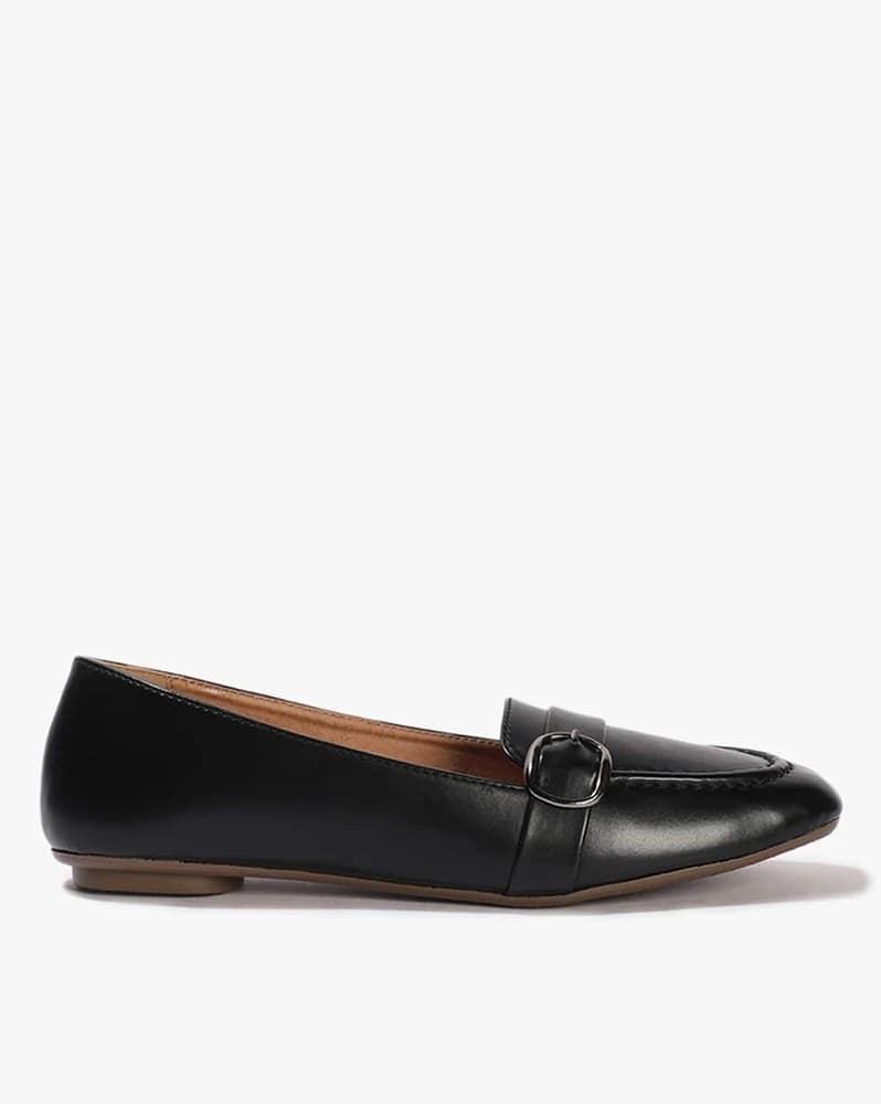 Women Loafers Shoes with PVC Upper