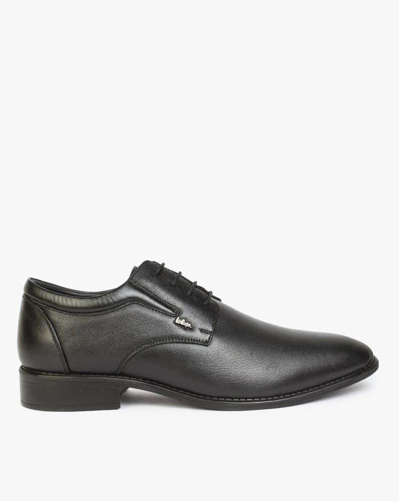 Pointed-Toe Formal Derby Shoes