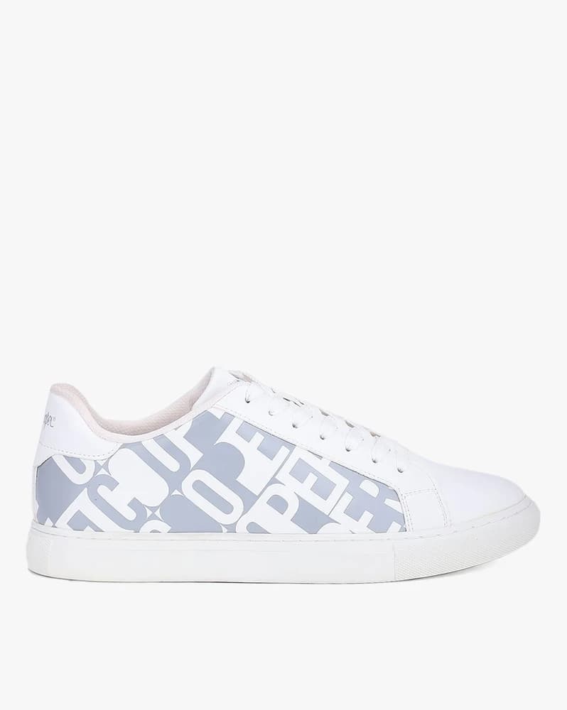 Brand Print Low-Top Lace-Up Shoes