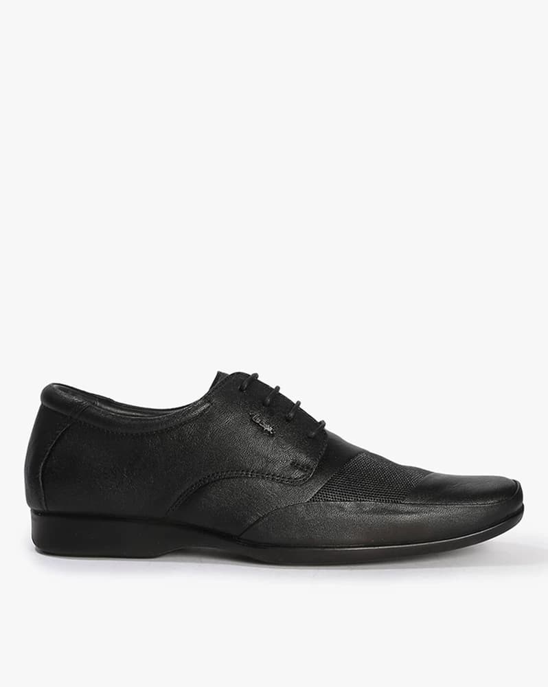 Men Cap-Toe Leather Derby Shoes