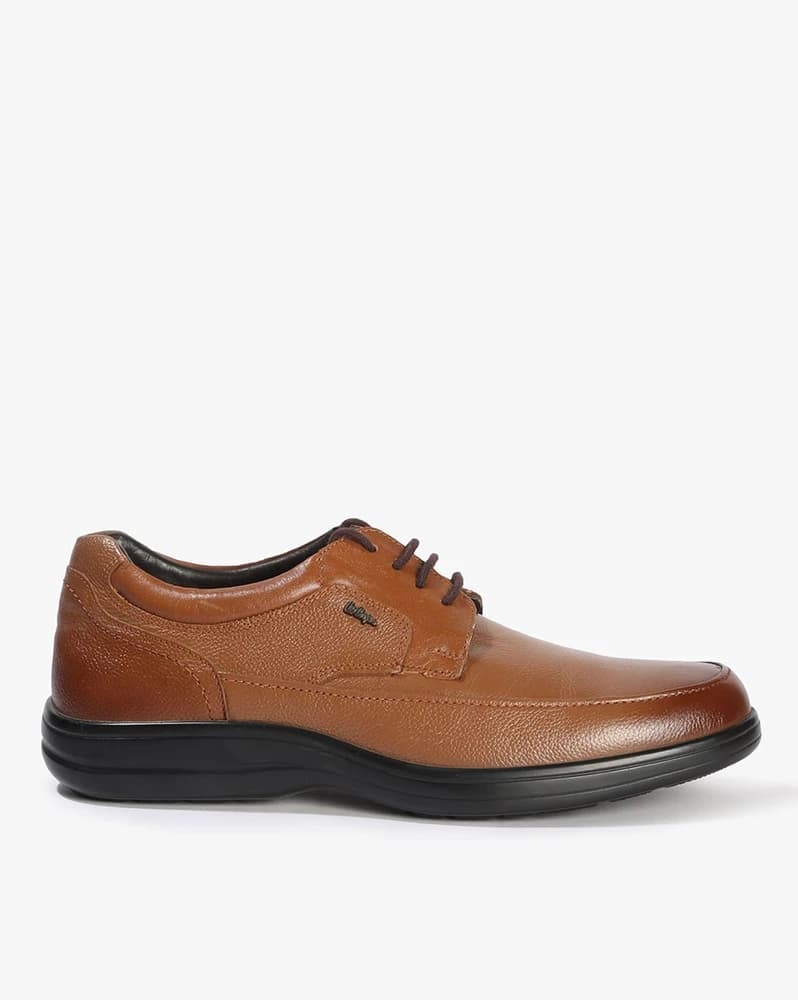Men Leather Wingtip Oxford Shoes