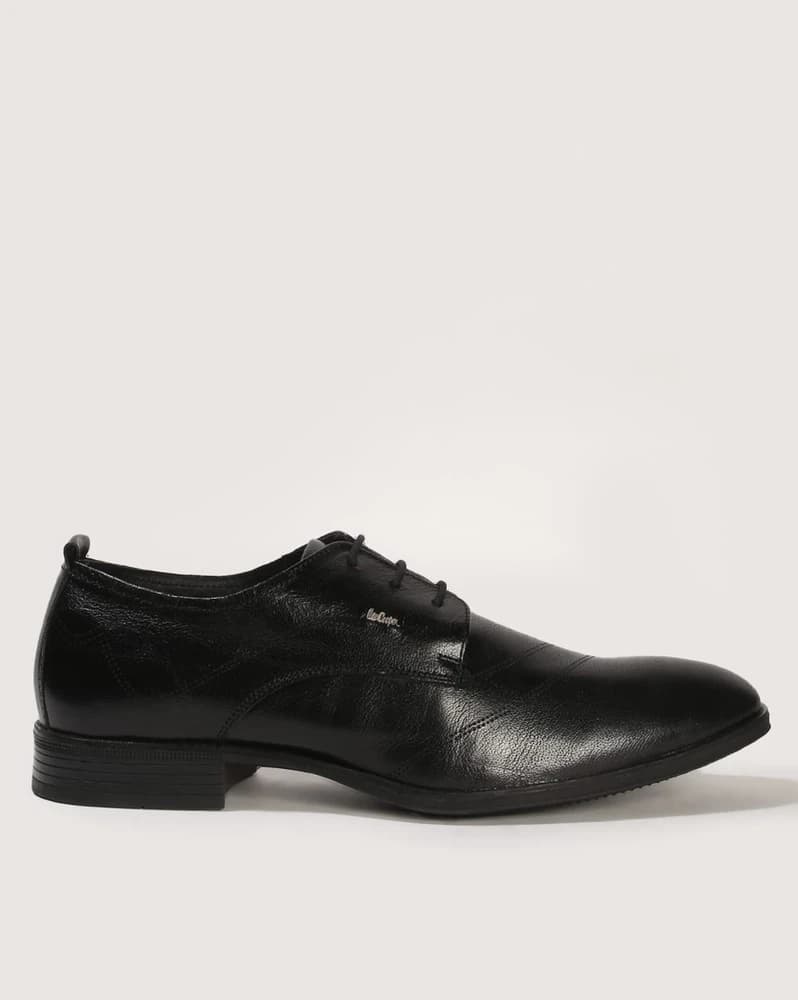 Men Leather Lace-Up Formal Shoes