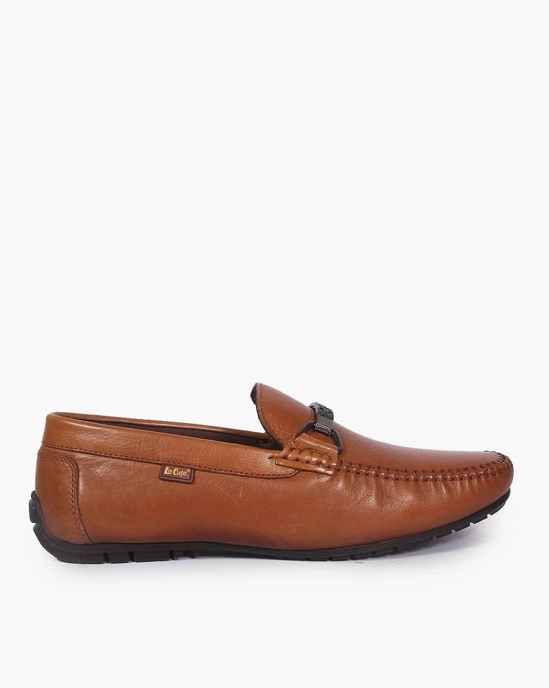 Men Slip-On Shoes with Metal Accent
