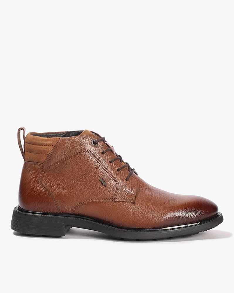 Men Round-Toe Plain-Toe Derbys