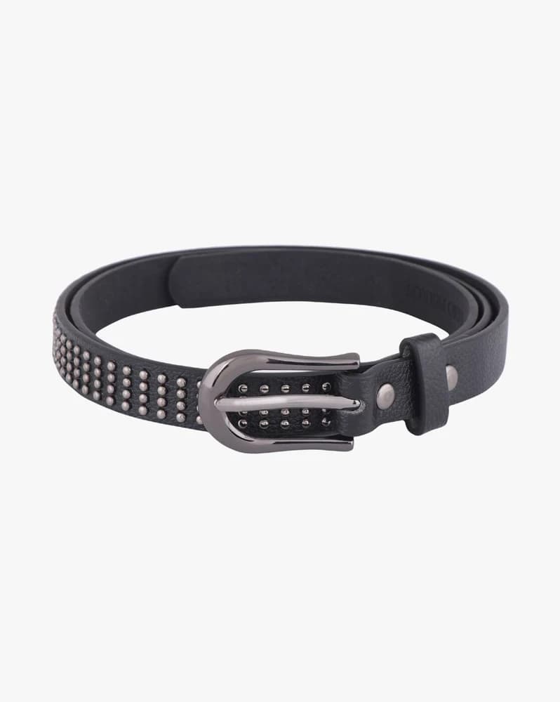 Embellished Belt with Buckle Closure