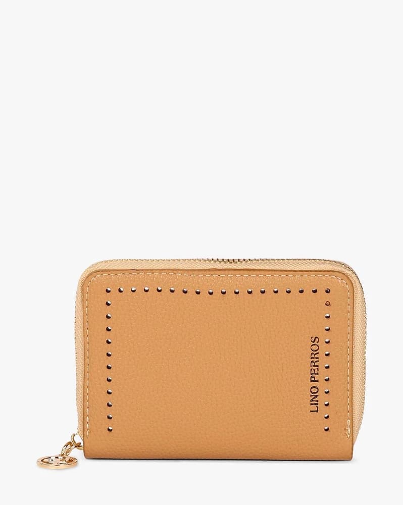 Textured Wallet with Perforations