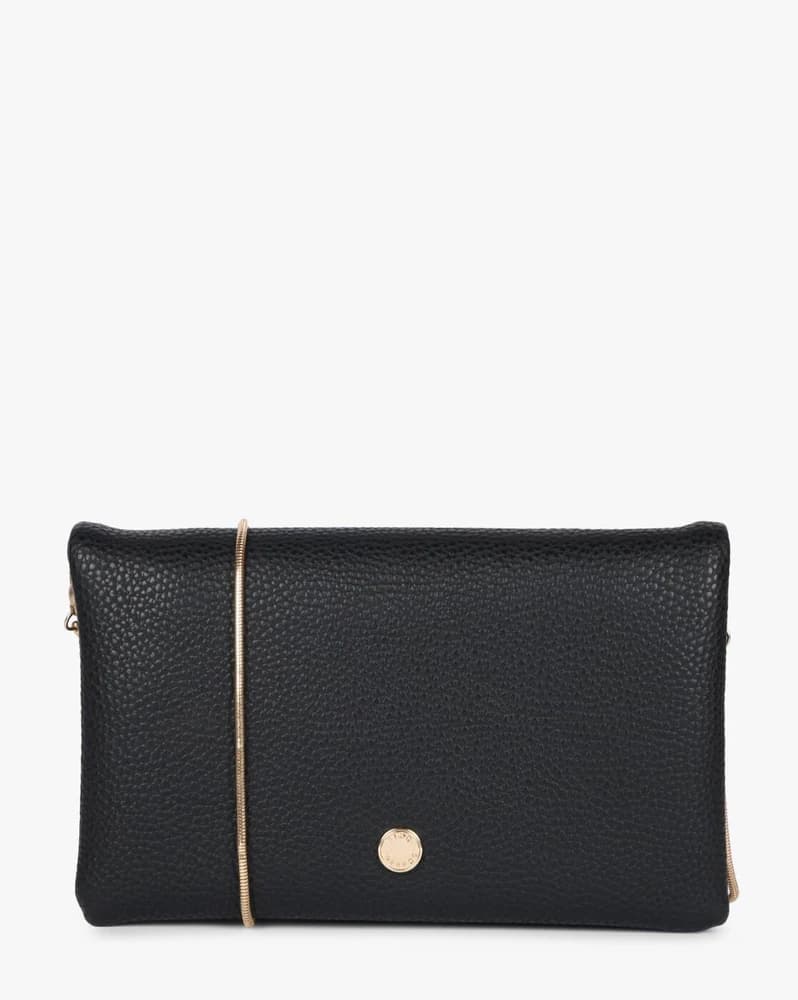 Textured Foldover Clutch